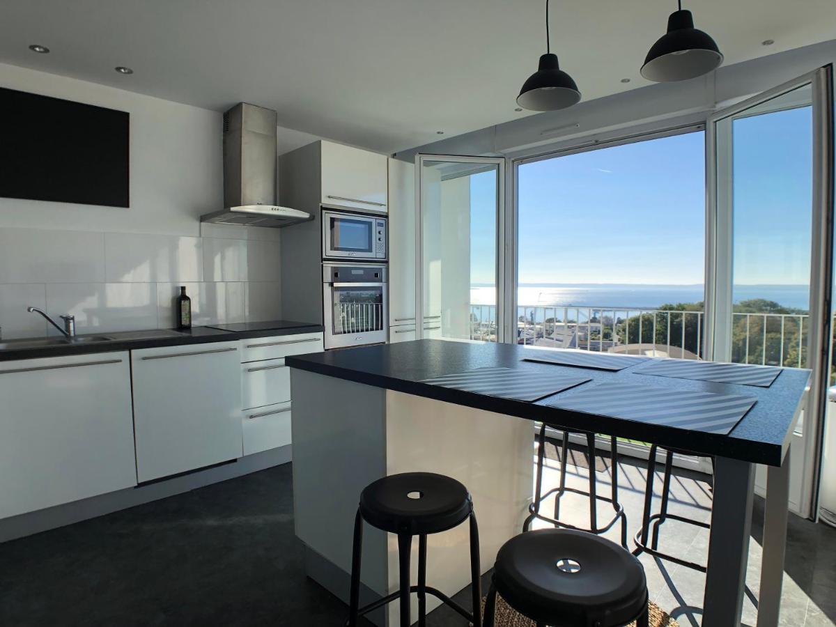 Superbe appartement avec une vue mer panoramique Brest Extérieur photo