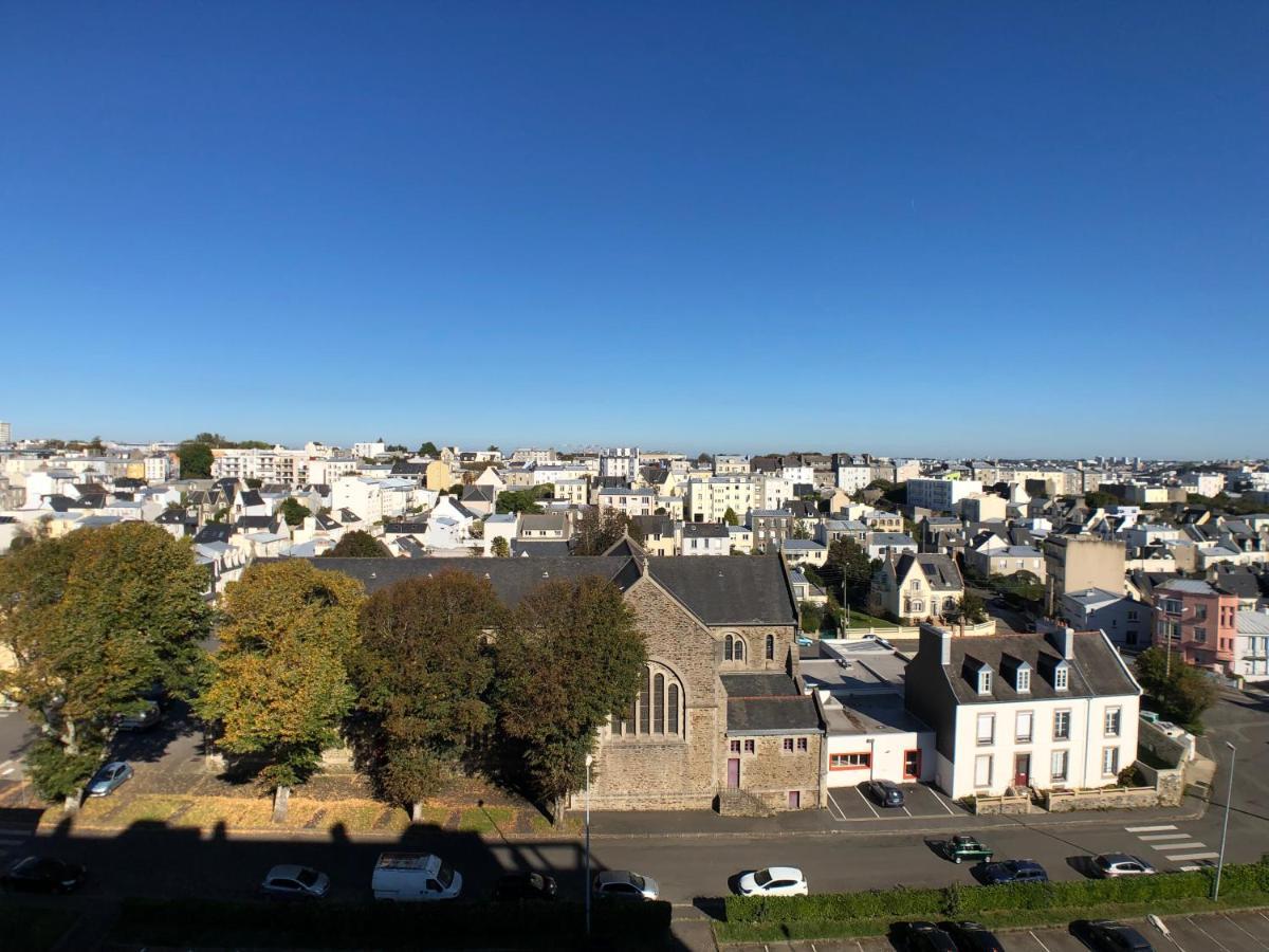 Superbe appartement avec une vue mer panoramique Brest Extérieur photo